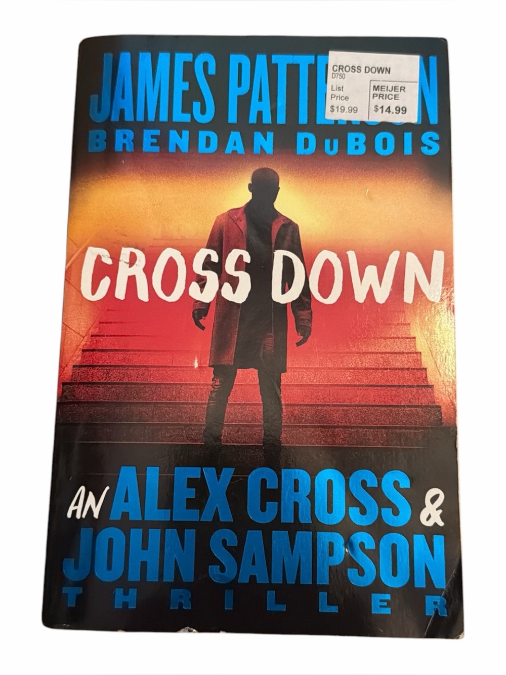 James Patterson Cross Down Thriller Paperback  Book
